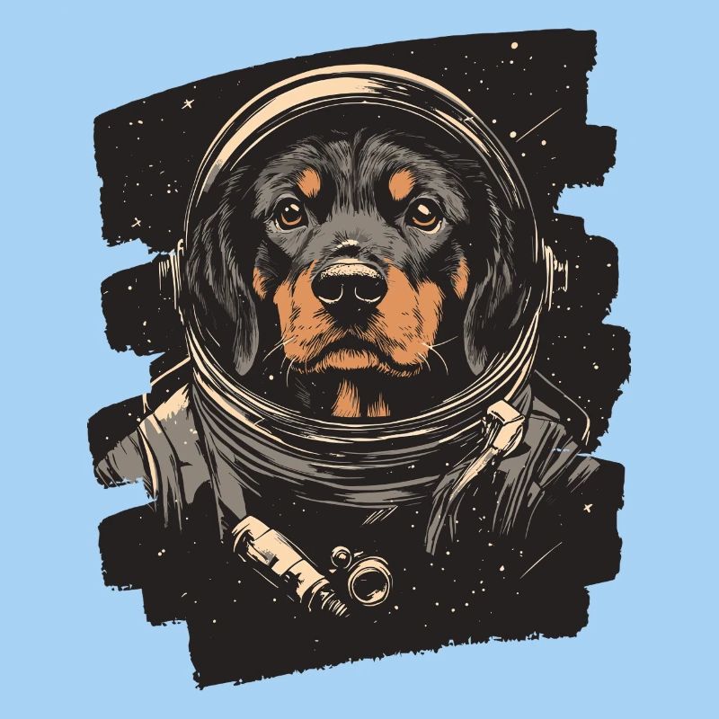 Rottweiler Astronaut