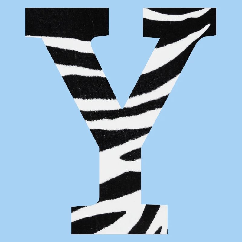 Buchstabe und Zebra