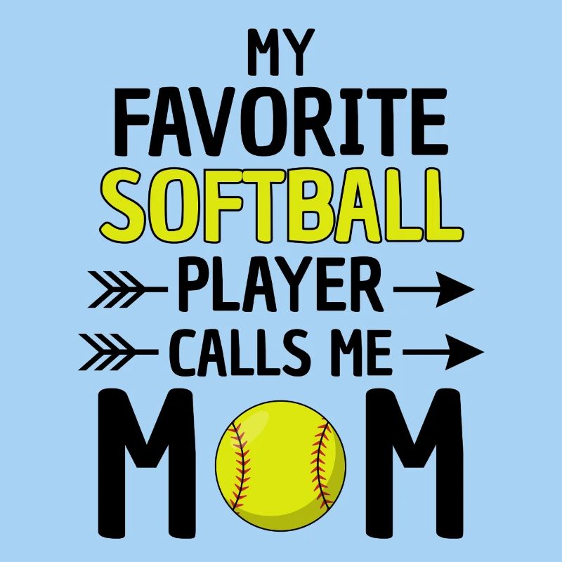 Softball Mama Spruch Softball Mutter