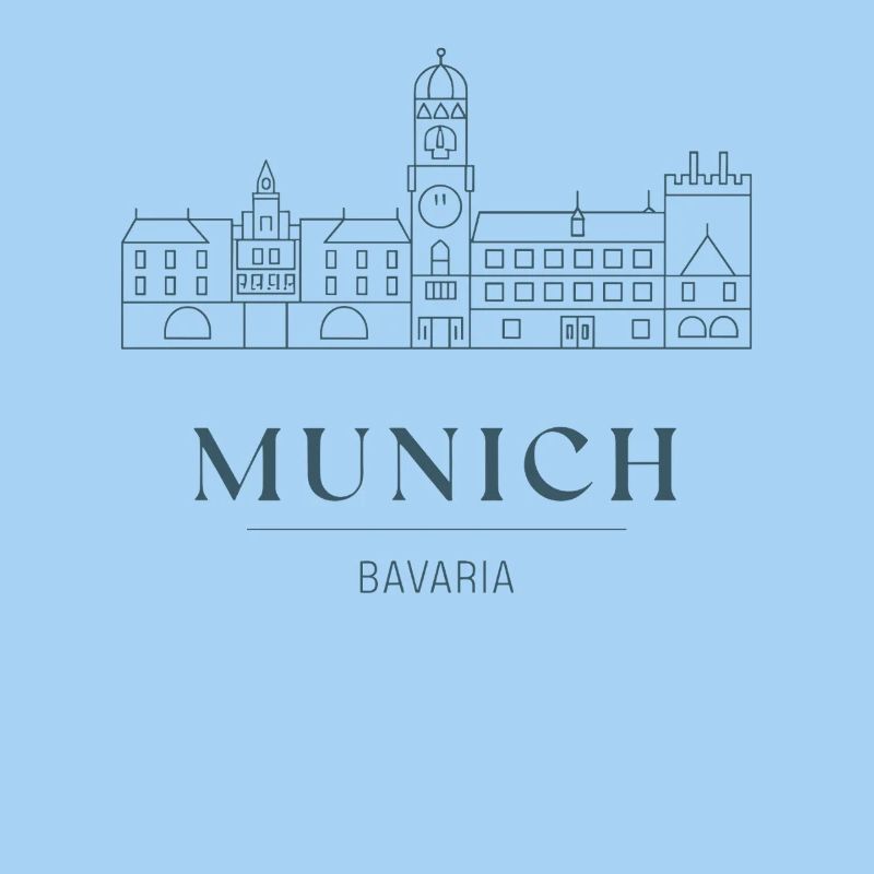 Munich Bavaria Skyline - Munich Germany Bavaria