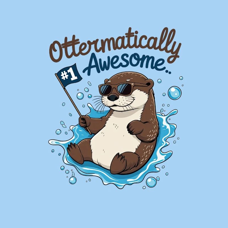 Otter-like cool – Funny Otter