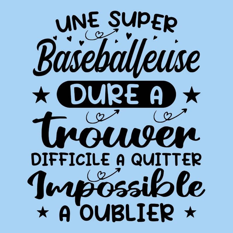 Une Super Baseballeuse - Cadeau baseballeuse