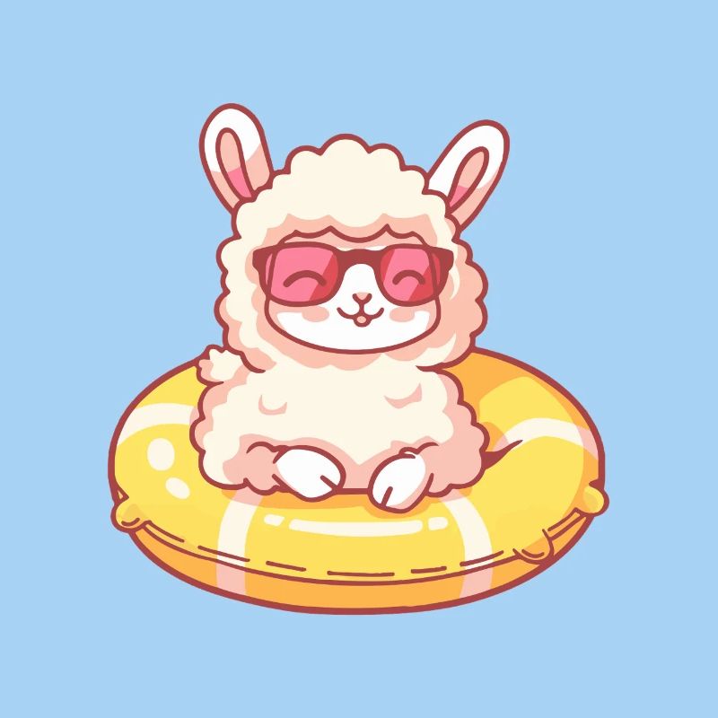 Alpaka Llama Comic Cool