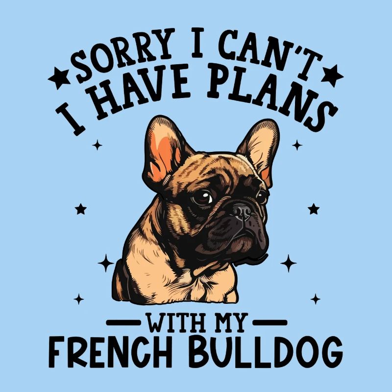 Illustration expressive de bouledogue français