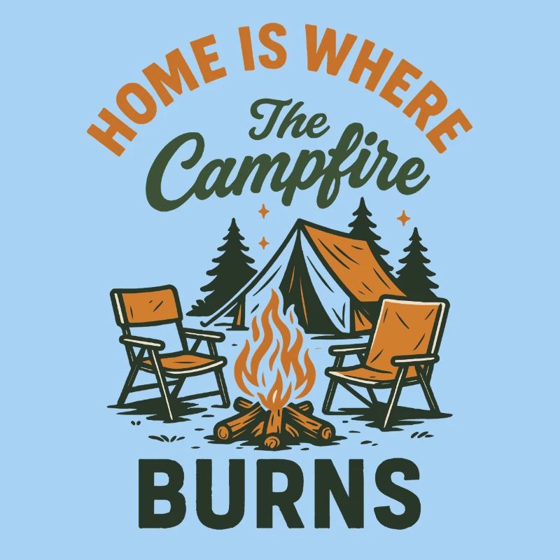 La maison, c’est là où le feu de camp brûle Drôle