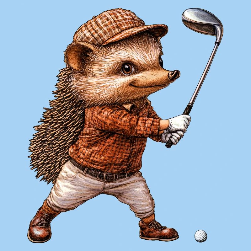 Hérisson Golf / Hérisson golfeur
