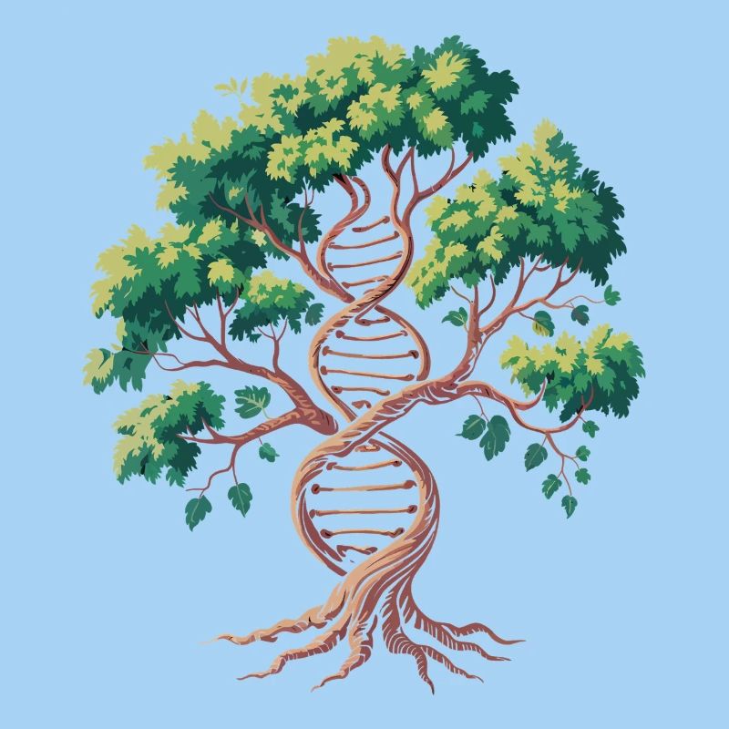 Lebensbaum DNA Verschmelzung