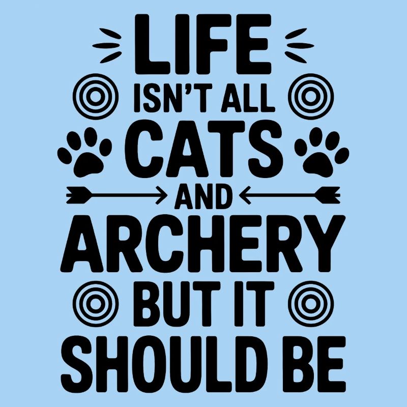 Bogenschießen Spruch Katzen Bogenschießen Geschenk