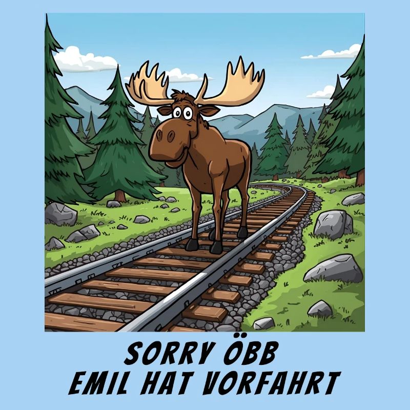 Sorry Bahn - Emil hat hier Vorfahrt