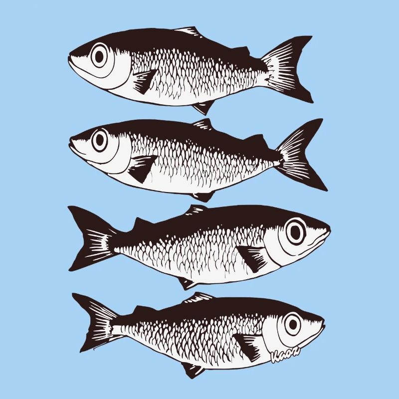 Stylised Fish Pattern 