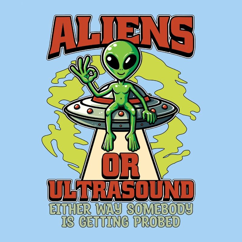 Échographiste extraterrestre ou échographie