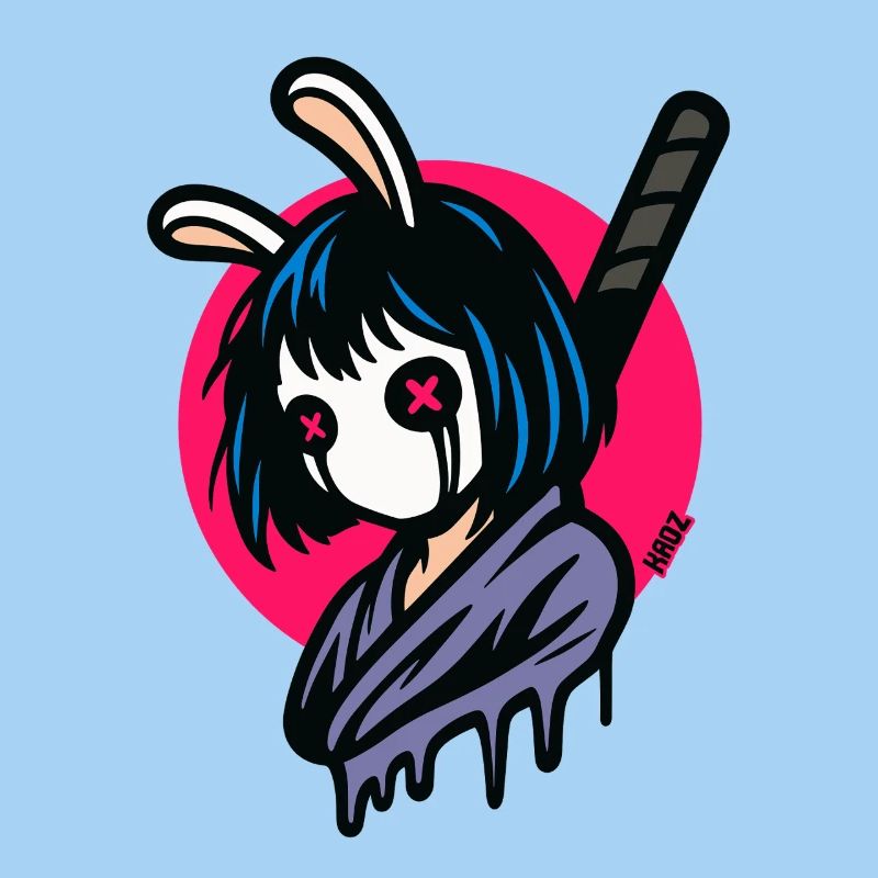 Bunny Masks Samurai Warrior