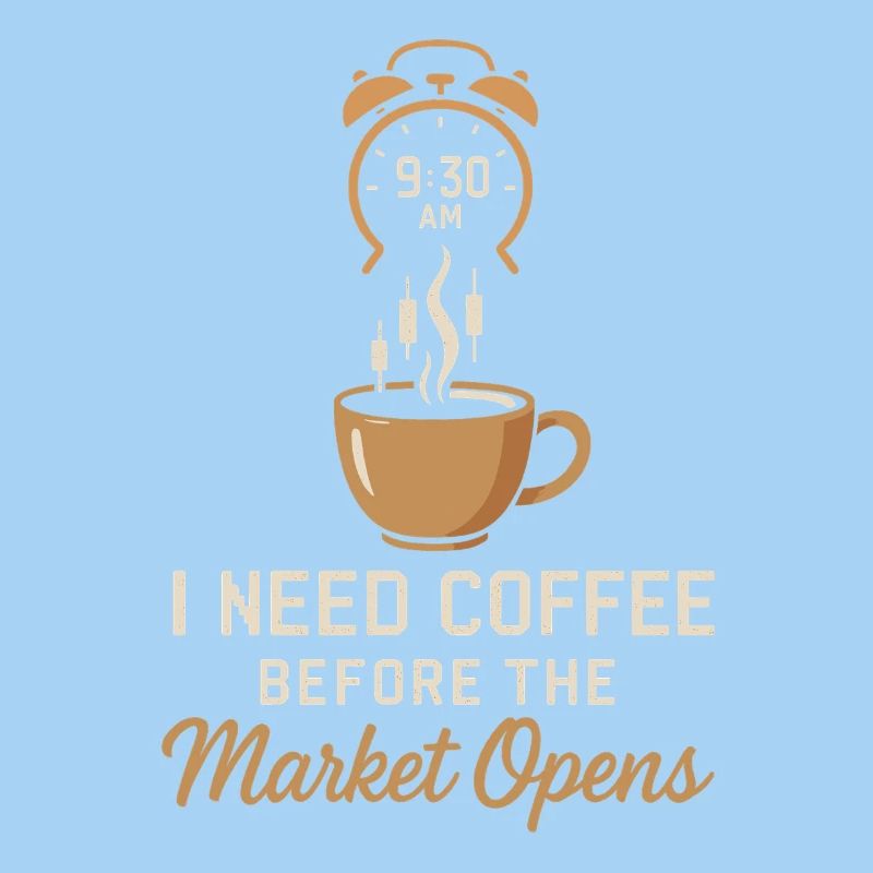 Ich brauche Kaffee, bevor der Markt öffnet