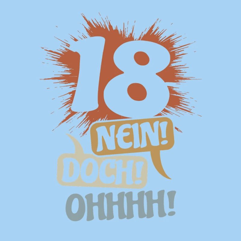 18 - Nein! Doch! Ohhh! Geburtstag Geschenk