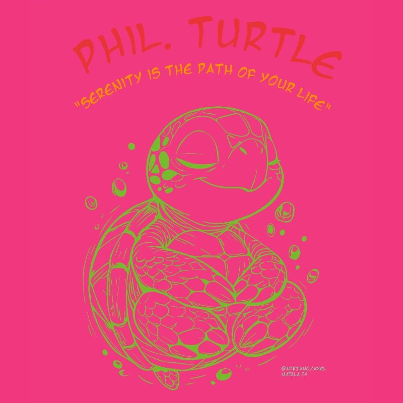 Phil Turtle Zen Path Tee