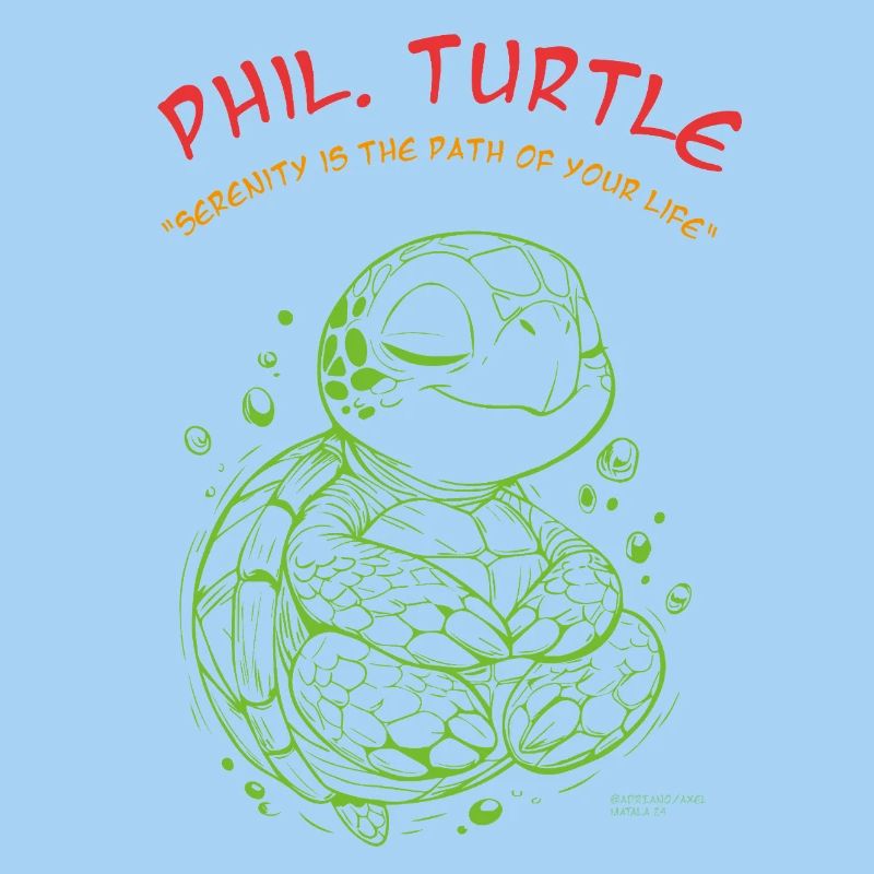 Phil Turtle Zen Path Tee