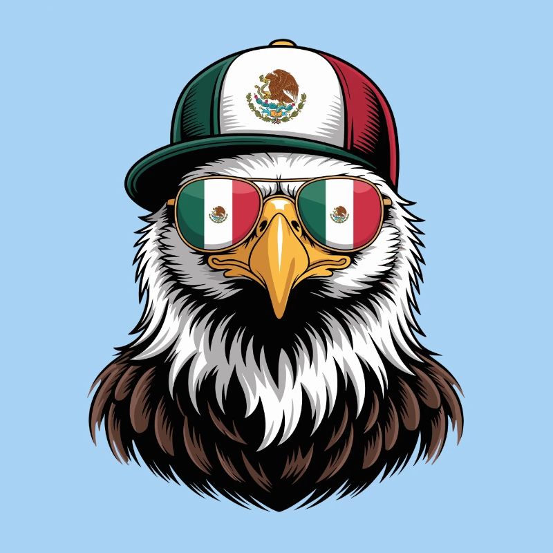 Mexican Eagle Retro Sunglasses