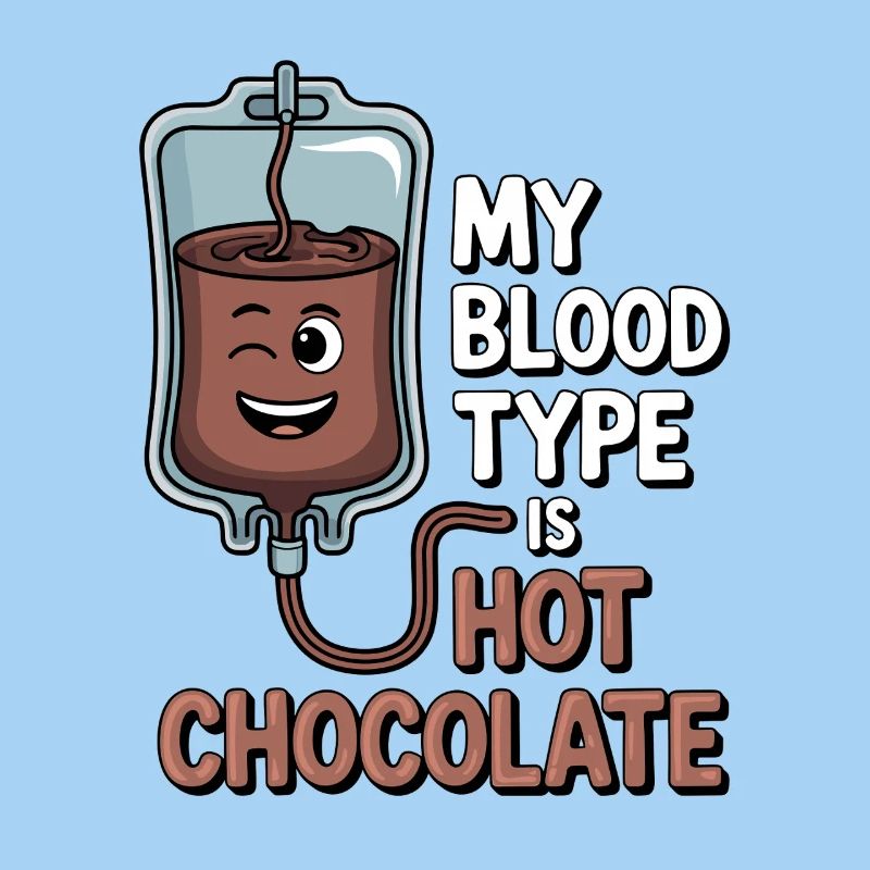 My Blood Type Hot Chocolate