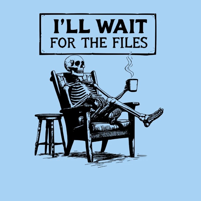 Waiting Skeleton Meme Project Manager Office