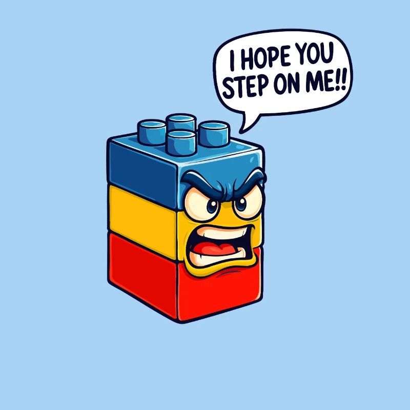 I Hope You Step On Me Brick Builder Block Building