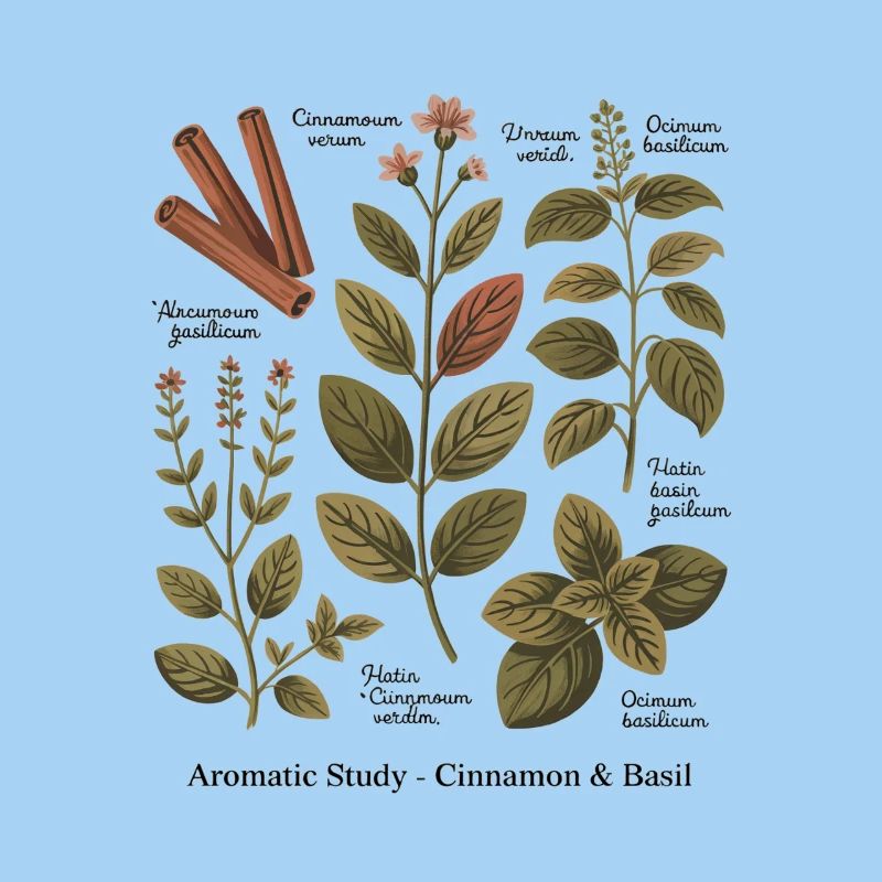 Aromatic Study – Cinnamon & Basil