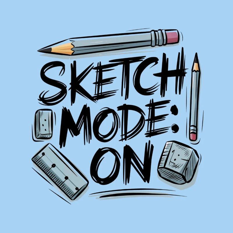 Mode d’esquisse : ON – Mode créatif actif