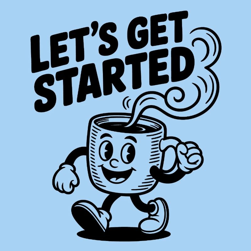 Let’s Get Started Kaffeetasse