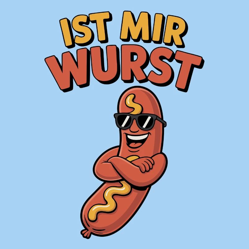 Ist mir Wurst – coole Wurst mit Spruch