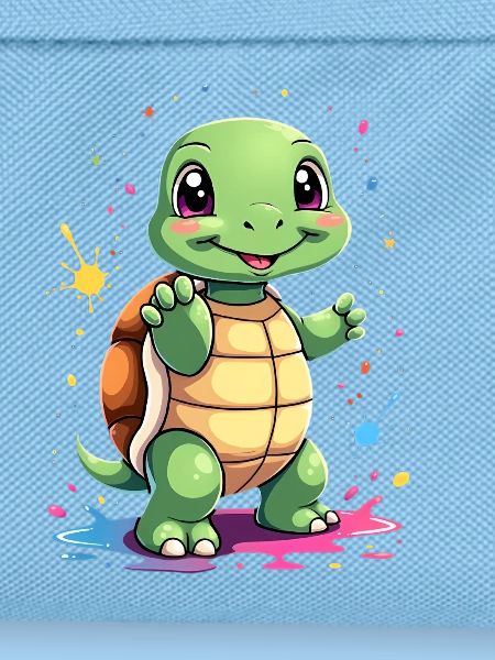 Schildkröte Farbspritzer Spaß