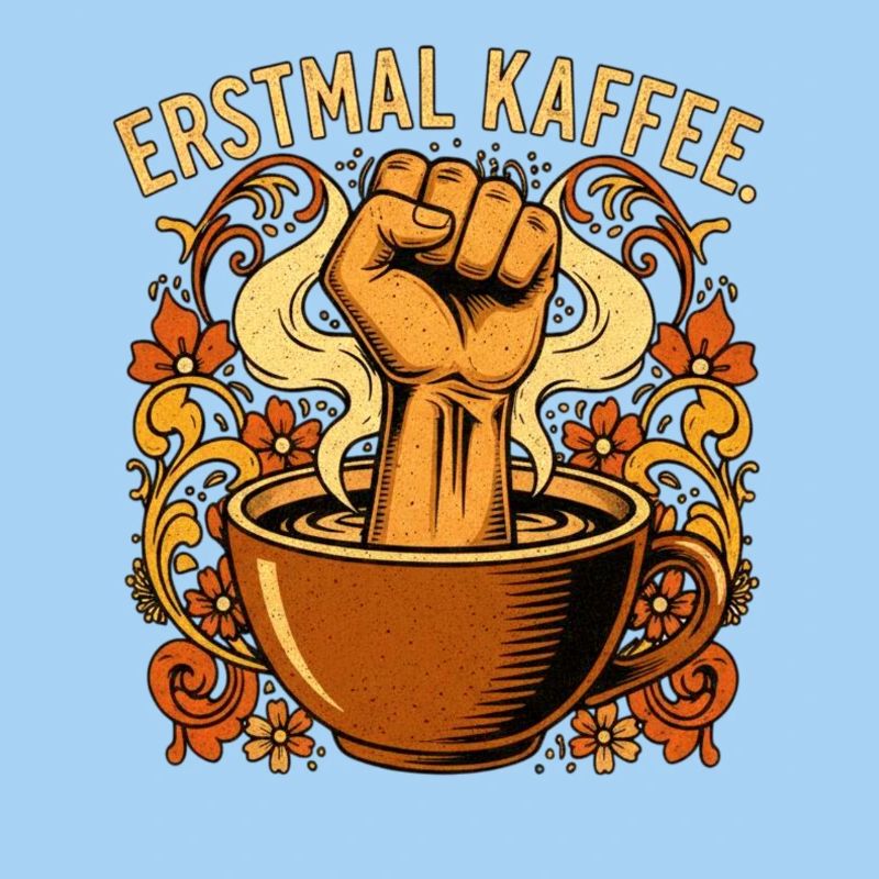 Erstmal Kaffee Faust Statement