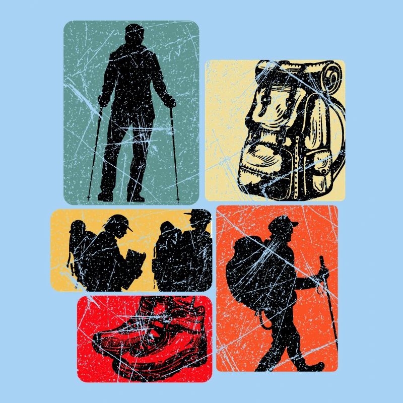 Collage de sentiers de randonnée