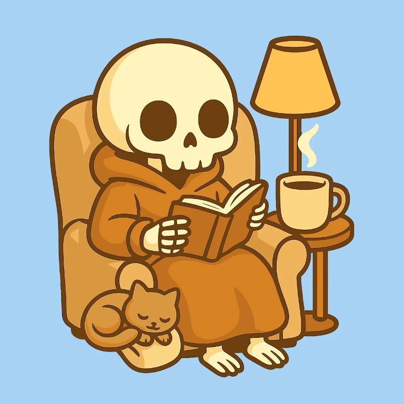 Reading Skeleton – Lecture Douillette
