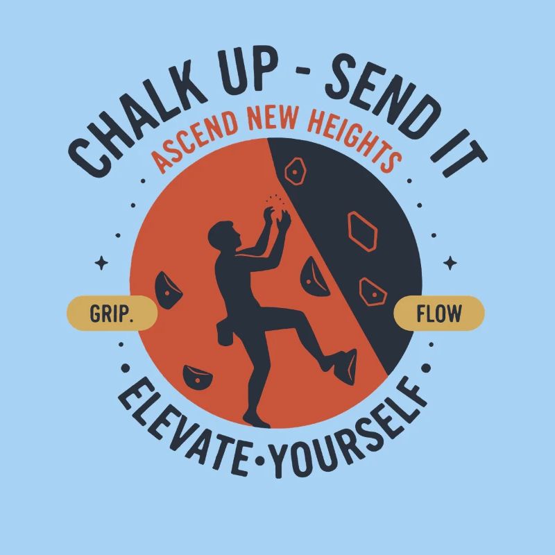 Chalk Up Send It Elevate Yourself