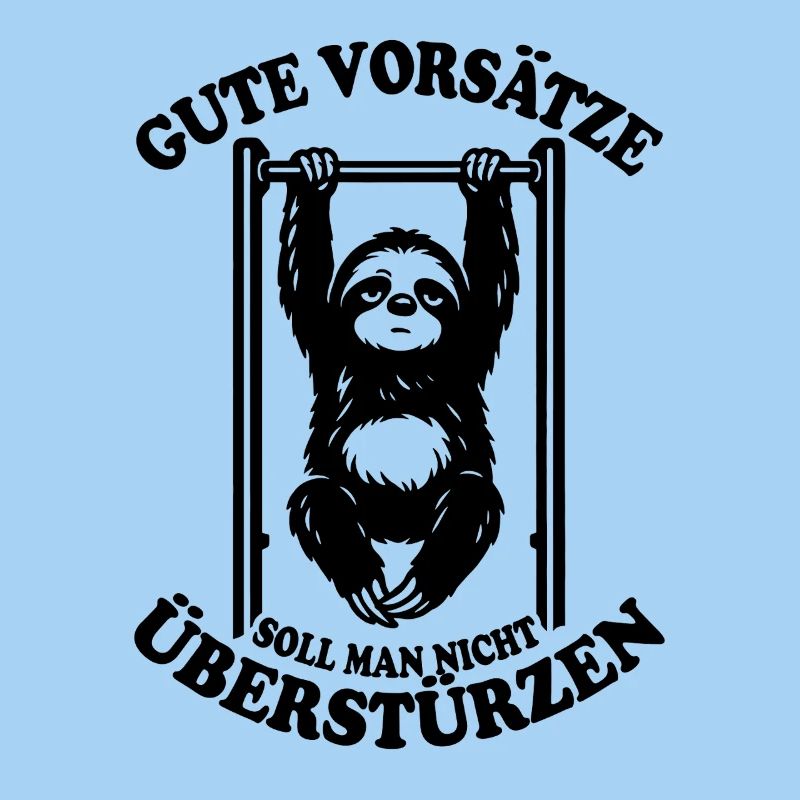 Sloth | Pull-up, fitness, New Year's resolutions quote
