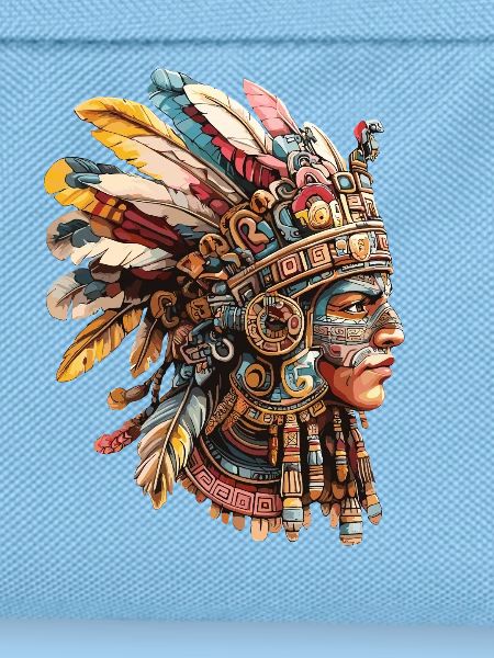 Aztec Feather Headdress Headgear