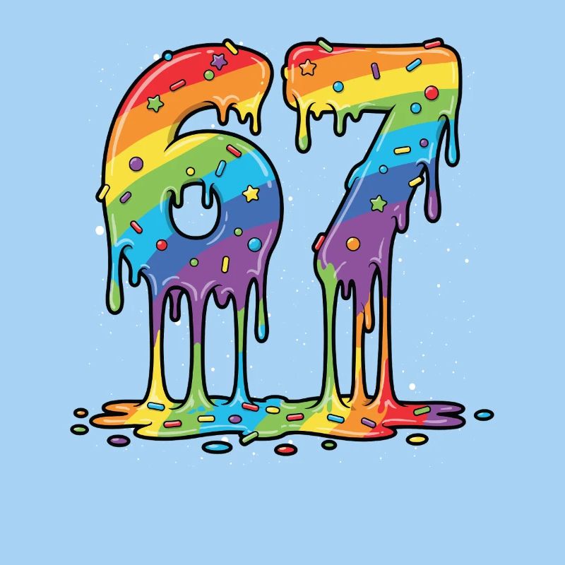 Rainbow 67 Meme Celebration