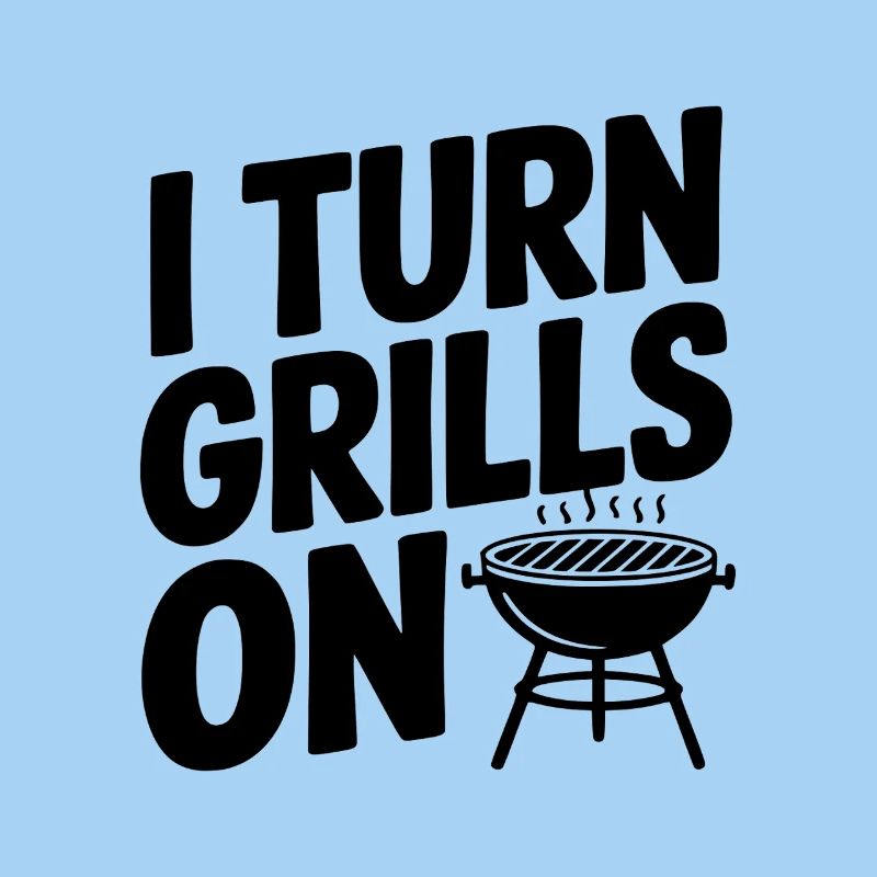Ich schalte den Grill ein