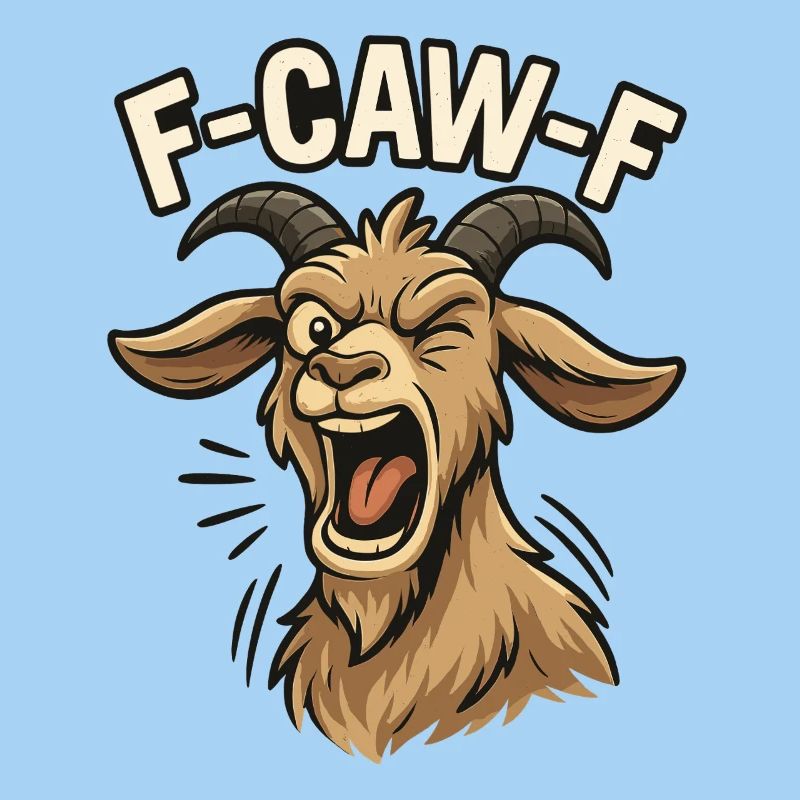funny goat comic, loud bleating shirt