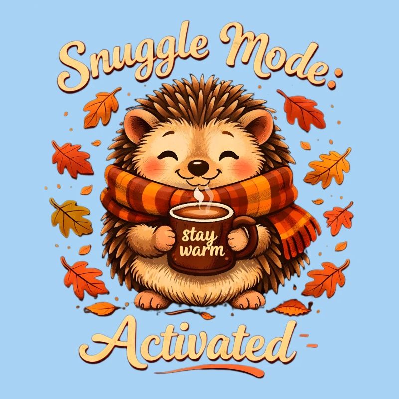 Cuddle Mode Autumn Warmth Hedgehog