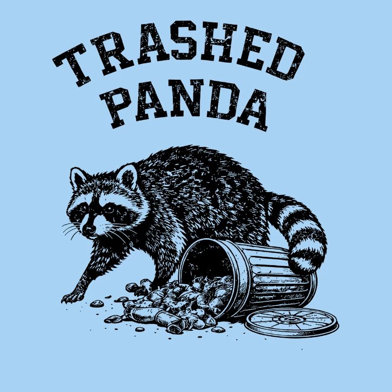 Trashed Panda
