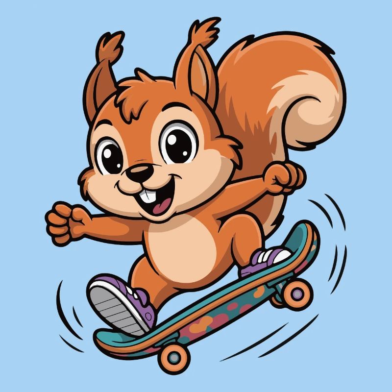 Skate-Eichhörnchen Sprinter