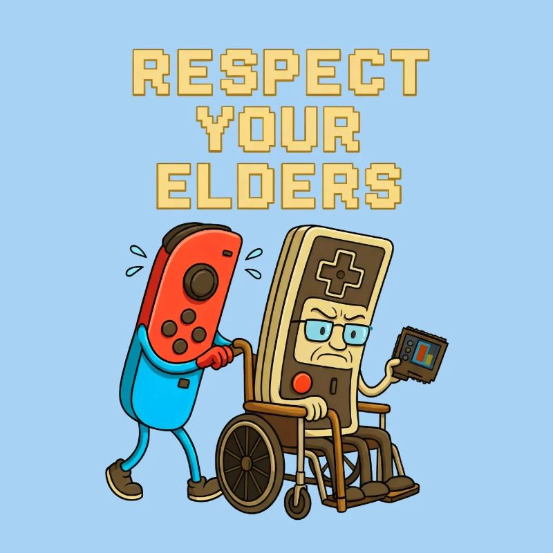 Respect Your Elders Gaming Control Rétro