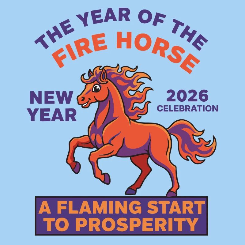 Année du Cheval de Feu 2026 Célébration du Nouvel An