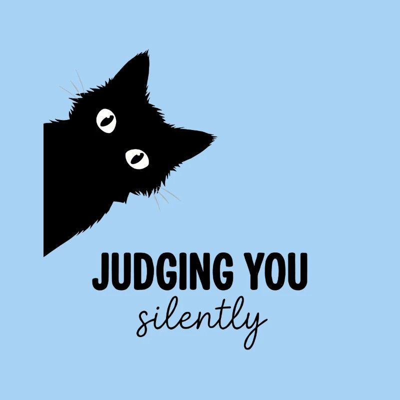 Te juger en silence fixe les yeux de chat