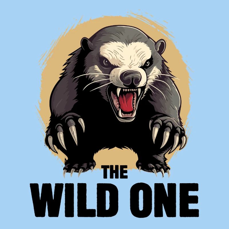 Honigdachs, der Wilde,