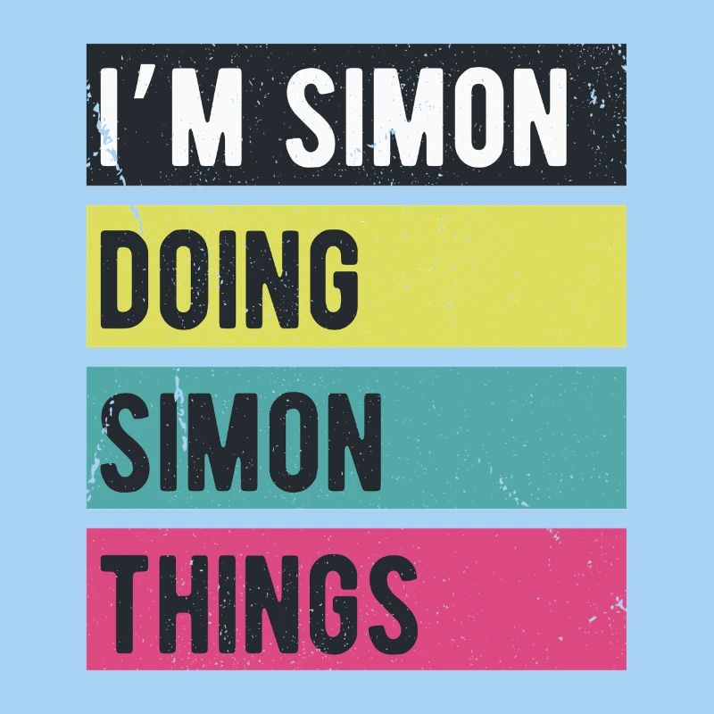 Ich bin Simon und mache Simon Things Retro Colors