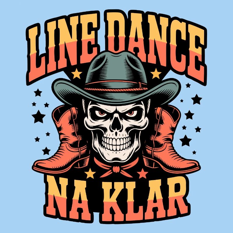 Line Dance Schädel Rodeo