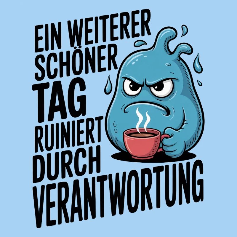Schöner Tag ruiniert durch Verantwortung Spruch