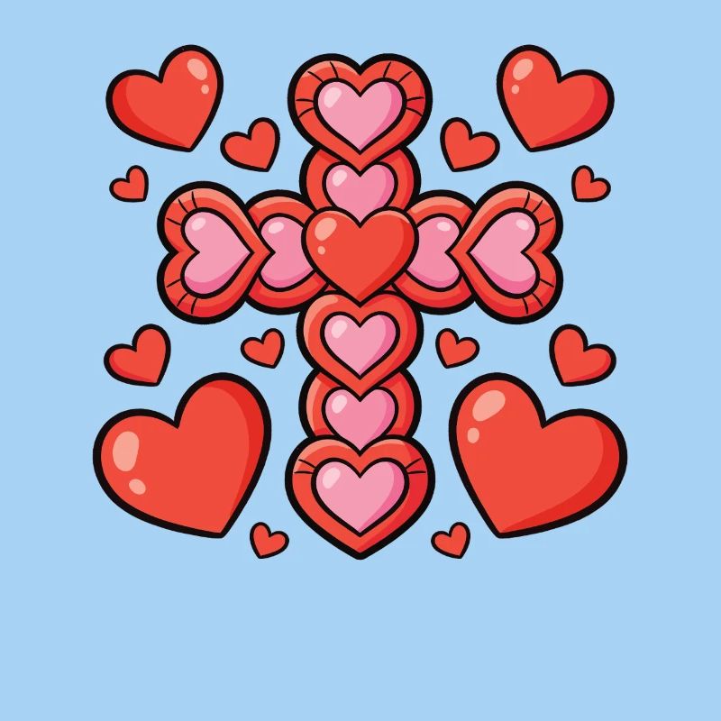 Exposition de la Croix de Cœur pour la Saint-Valentin
