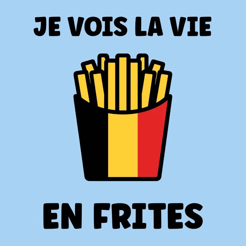 Frites Belges Drapeau Graphic